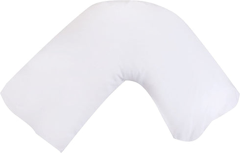 DMI Body Pillow, Side Sleeper Pillow and Pregnancy Pillow with Contoured Support to Eliminate Neck, Back, Hip, Joint Pain and Sciatica Relief with Removable Washable Cover, Firm, U Shape Neck Pillow